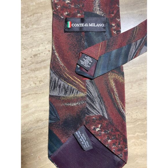 2 CONTE di MILANO Italian Silk Ties - Picture 8 of 8